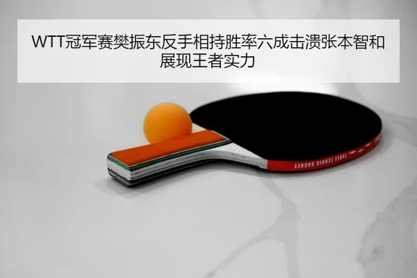 WTT冠军赛樊振东反手相持胜率六成击溃张本智和展现王者实力